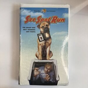 See Spot Run VHS 2001 Clamshell David Arquette Leslie Bibb Warner Bro New Sealed